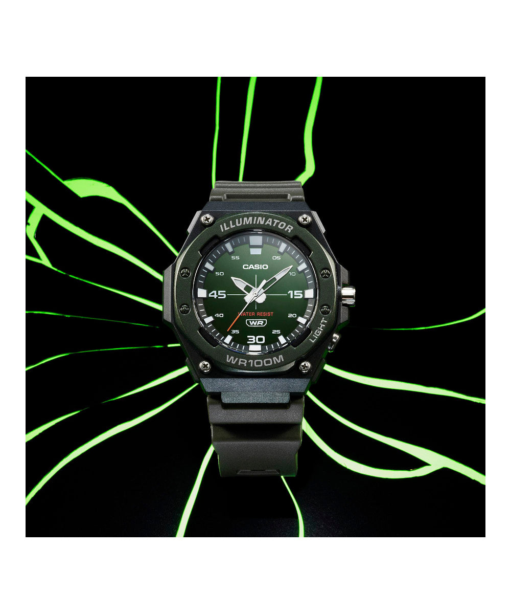 RELOJ PARA HOMBRE CASIO MW-620H-3AVDF -VERDE