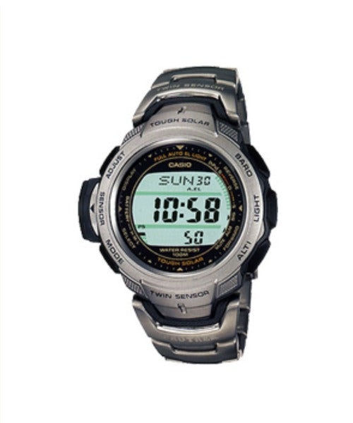 RELOJ PARA HOMBRE CASIO PROTREK PRG-140T-7VDR -PLATEADO