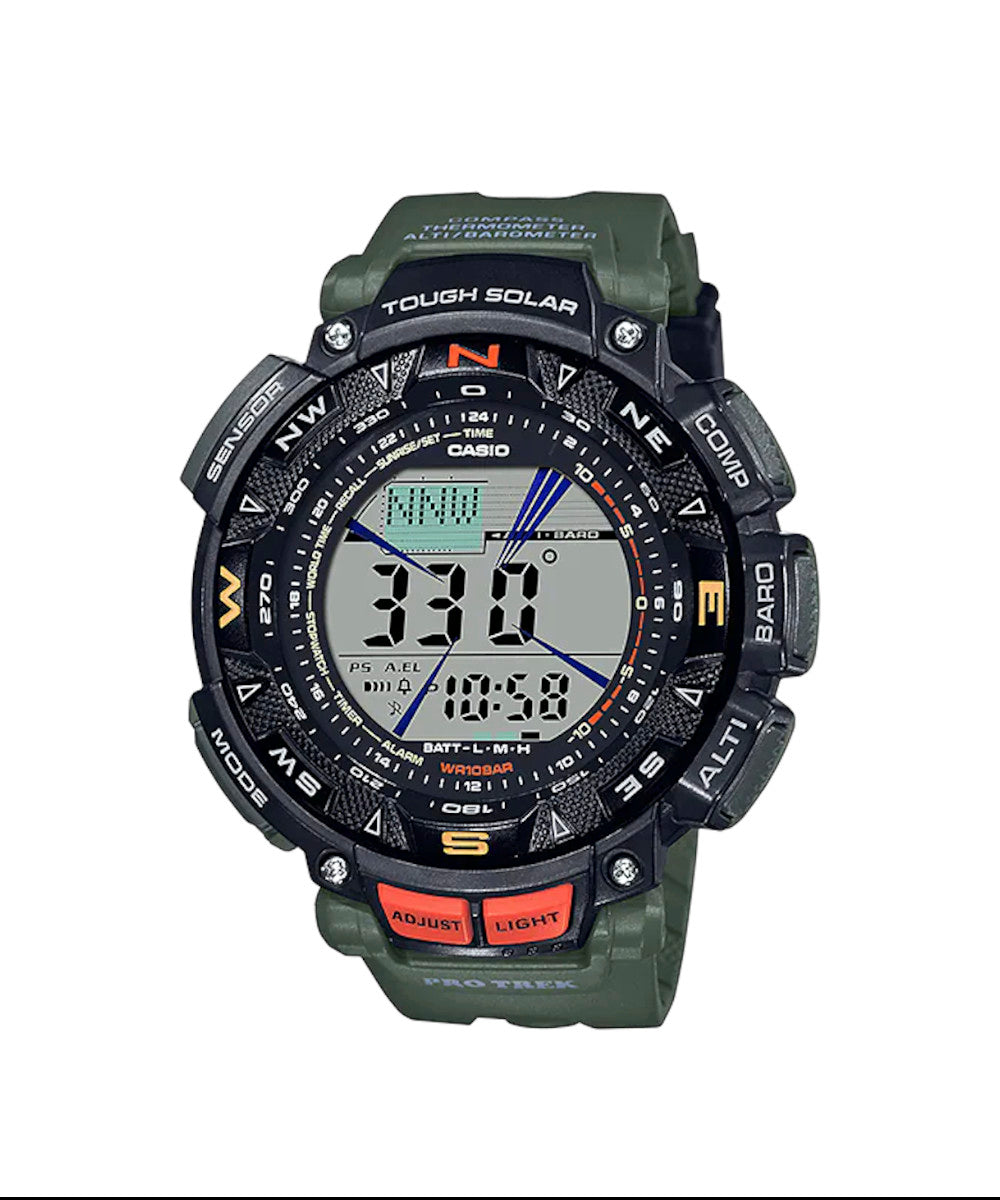 RELOJ PARA HOMBRE CASIO PROTREK PRG-240-3DR -VERDE
