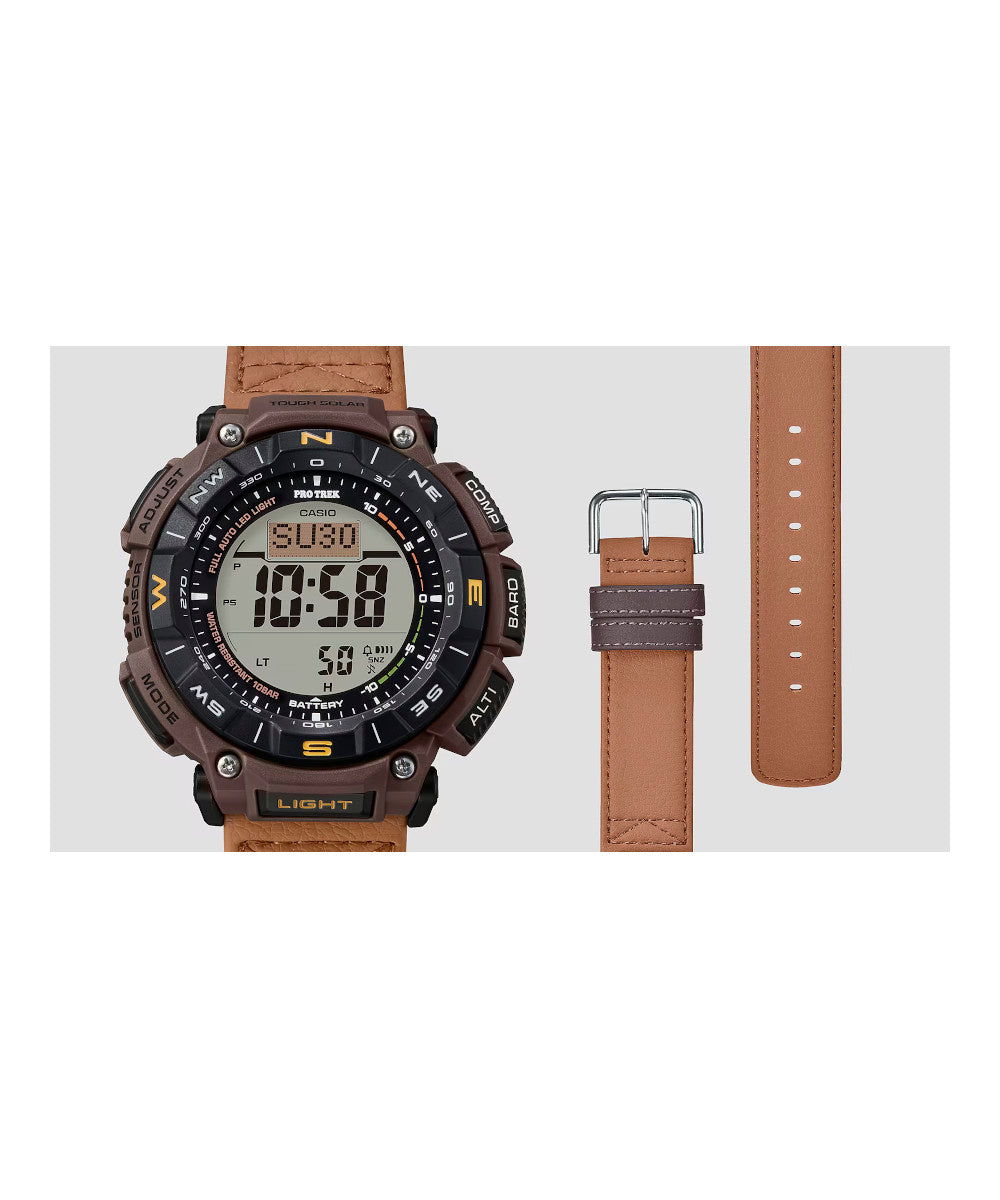 RELOJ PARA HOMBRE CASIO PROTREK PRG-340L-5DR -CAFÉ