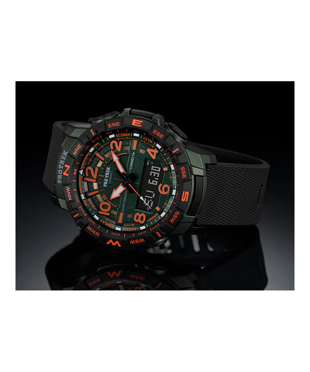 RELOJ PARA HOMBRE CASIO PROTREK PRT-B50FE-3DR -VERDE