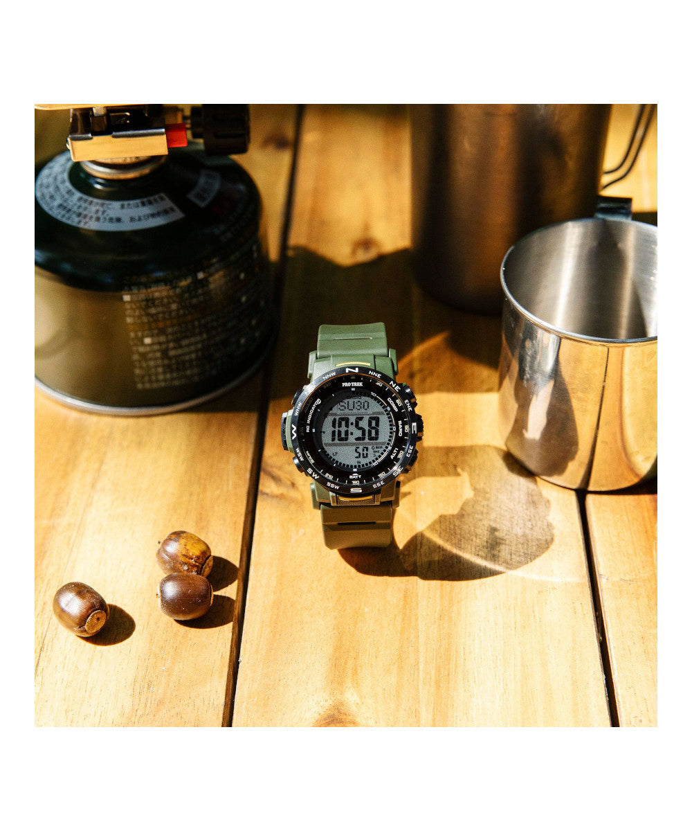 RELOJ PARA HOMBRE CASIO PROTREK PRW-35Y-3BDR -VERDE