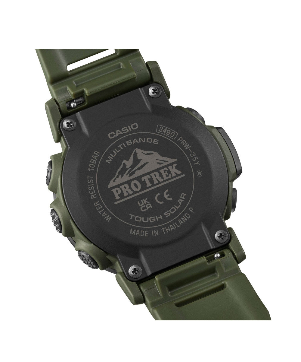 RELOJ PARA HOMBRE CASIO PROTREK PRW-35Y-3BDR -VERDE
