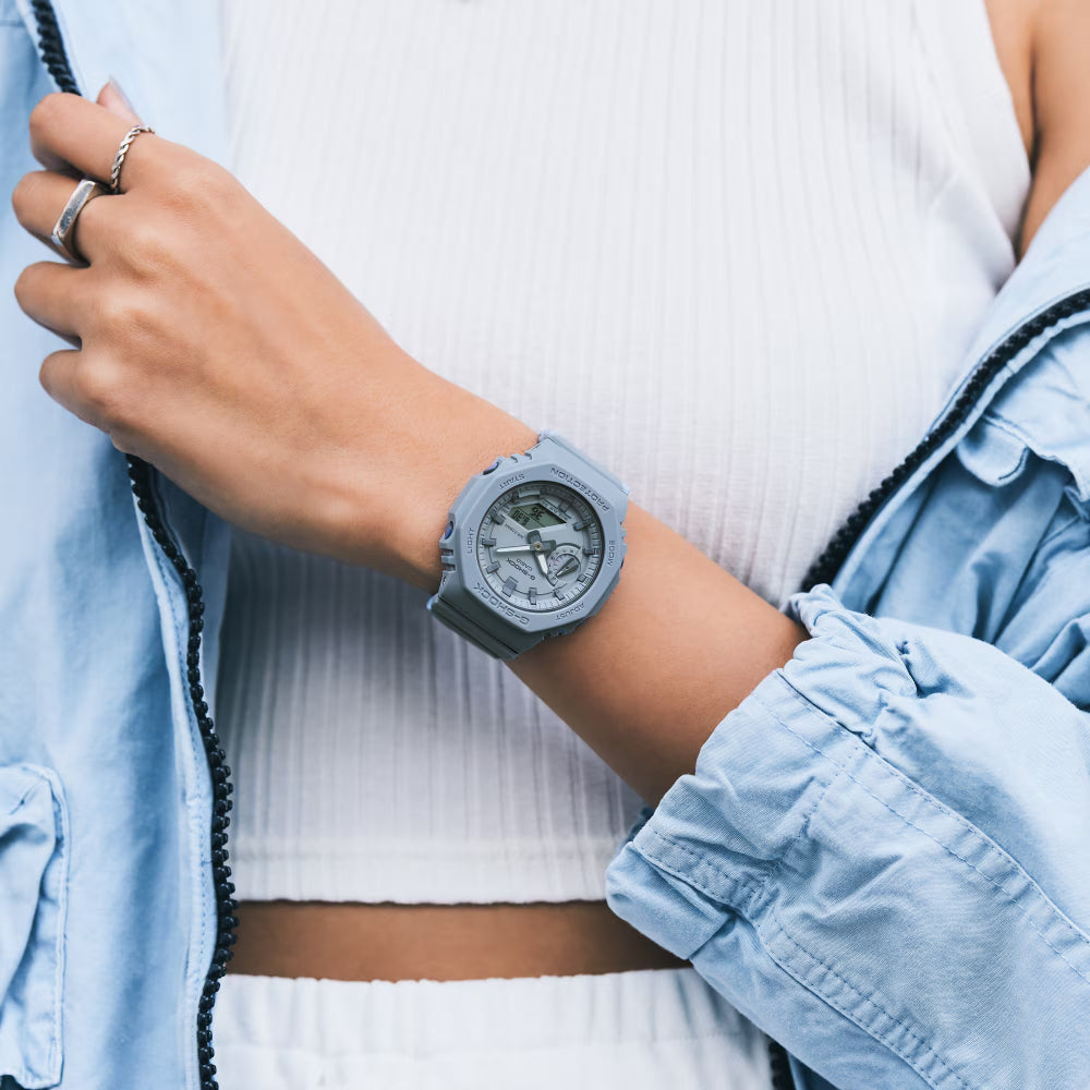 RELOJ ANÁLOGO DIGITAL PARA MUJER CASIO G-SHOCK GMA-S2100BA-2A2DR - AZUL