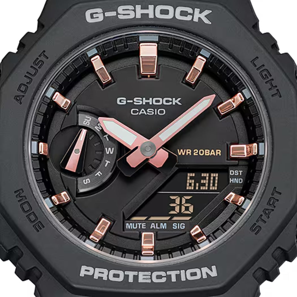 RELOJ ANÁLOGO DIGITAL PARA MUJER CASIO G-SHOCK GMA-S2100-1ADR - NEGRO MATE