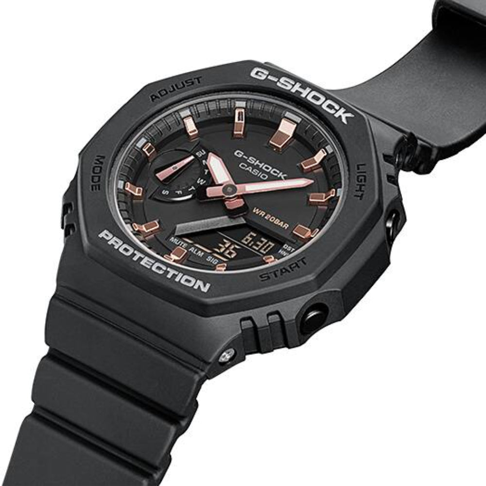 RELOJ ANÁLOGO DIGITAL PARA MUJER CASIO G-SHOCK GMA-S2100-1ADR - NEGRO MATE