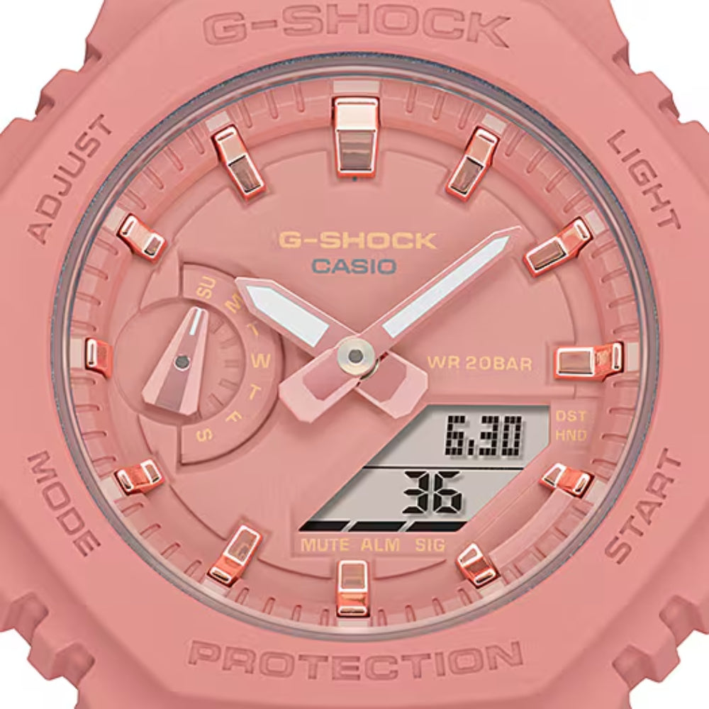 RELOJ ANÁLOGO DIGITAL PARA MUJER CASIO G-SHOCK GMA-S2100-4A2DR - ROSA