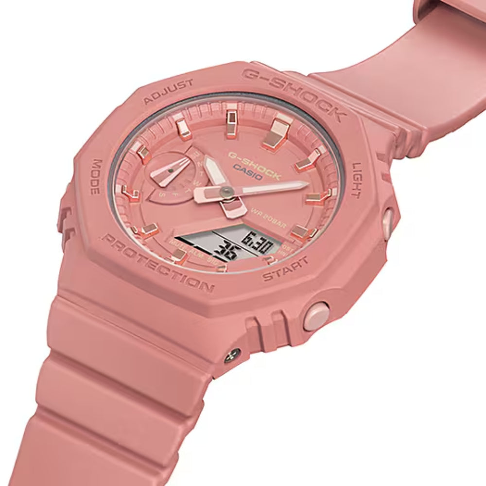 RELOJ ANÁLOGO DIGITAL PARA MUJER CASIO G-SHOCK GMA-S2100-4A2DR - ROSA