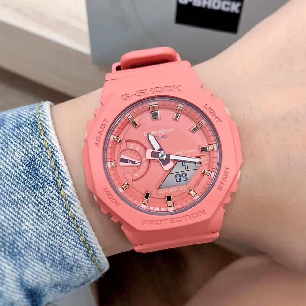 RELOJ ANÁLOGO DIGITAL PARA MUJER CASIO G-SHOCK GMA-S2100-4A2DR - ROSA
