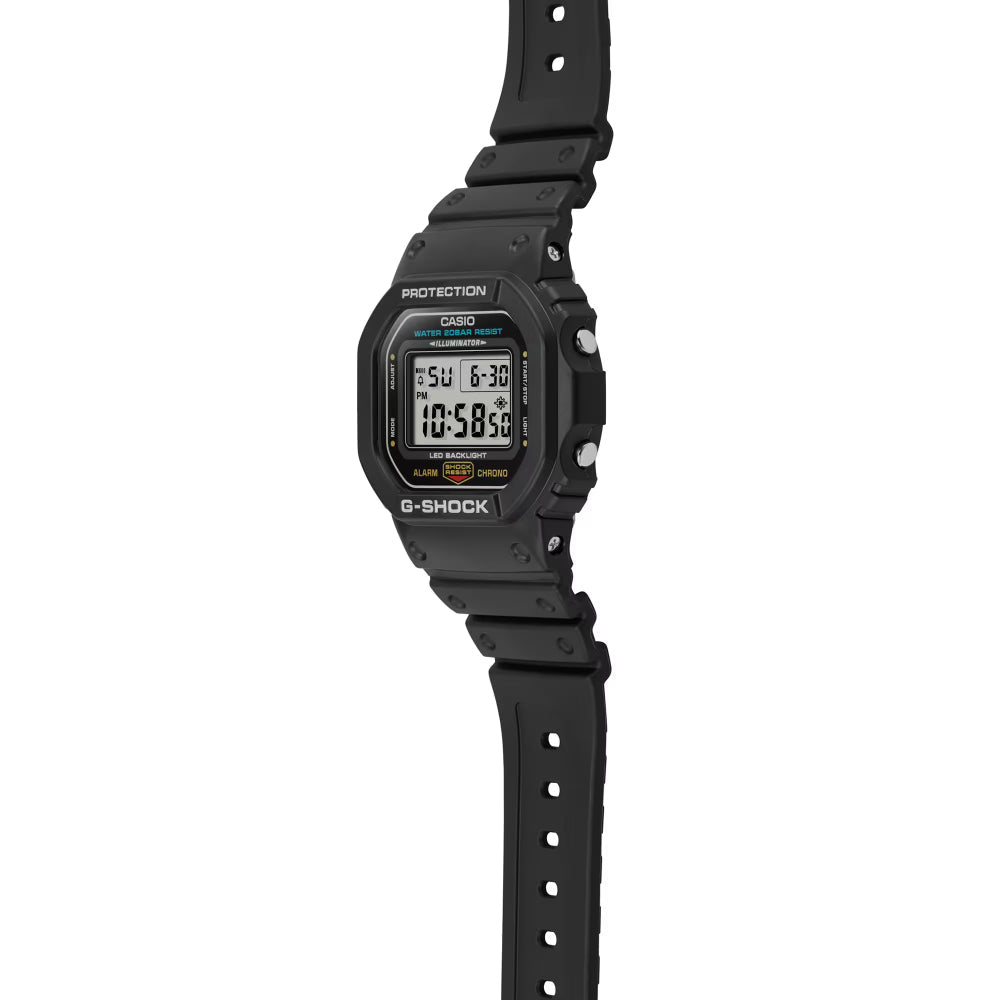 RELOJ DIGITAL PARA HOMBRE CASIO G-SHOCK DW-5600UE-1DR - NEGRO