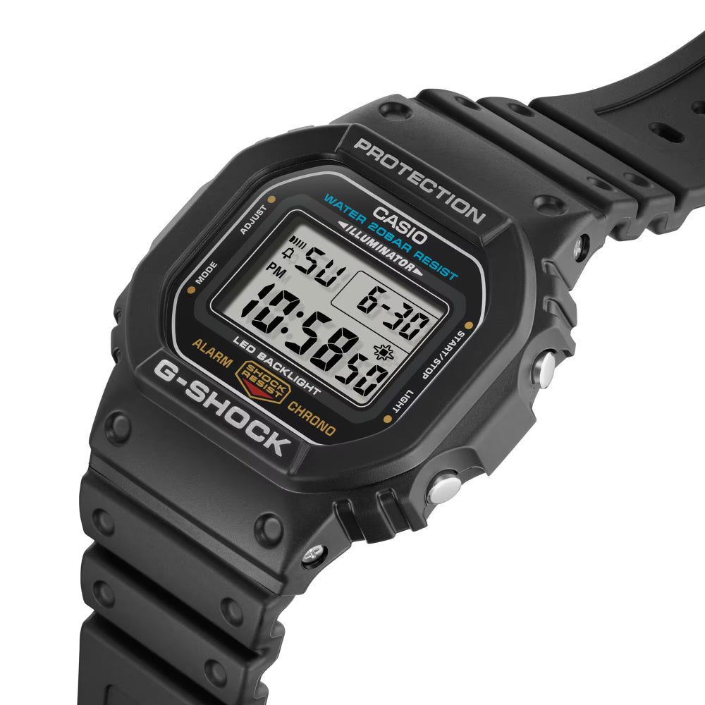 RELOJ DIGITAL PARA HOMBRE CASIO G-SHOCK DW-5600UE-1DR - NEGRO