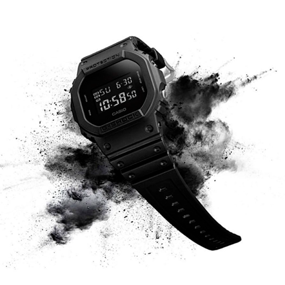 RELOJ DIGITAL PARA HOMBRE CASIO G-SHOCK DW-5600BB-1DR - NEGRO