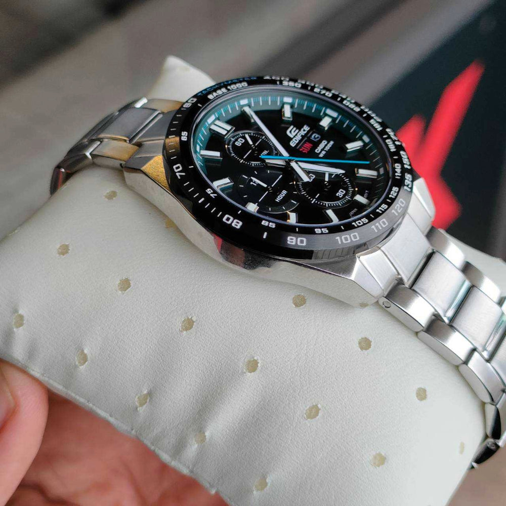 RELOJ ANALÓGICO PARA HOMBRE CASIO EDIFICE EFR-574DB-3AVUDF - PLATEADO