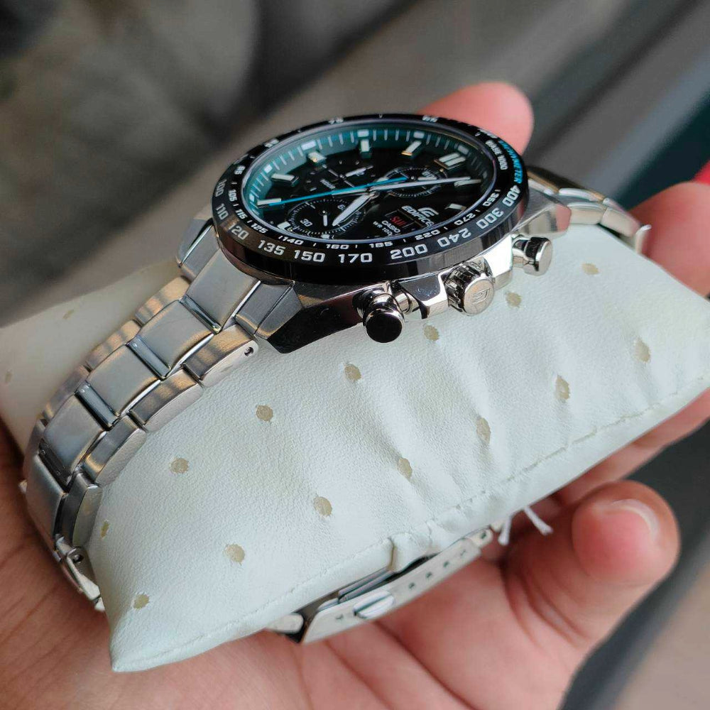 RELOJ ANALÓGICO PARA HOMBRE CASIO EDIFICE EFR-574DB-3AVUDF - PLATEADO