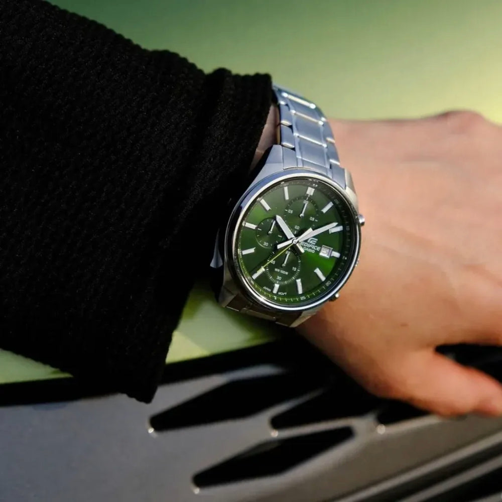RELOJ ANALÓGICO PARA HOMBRE CASIO EDIFICE EFV-610D-3CVUDF - PLATEADO