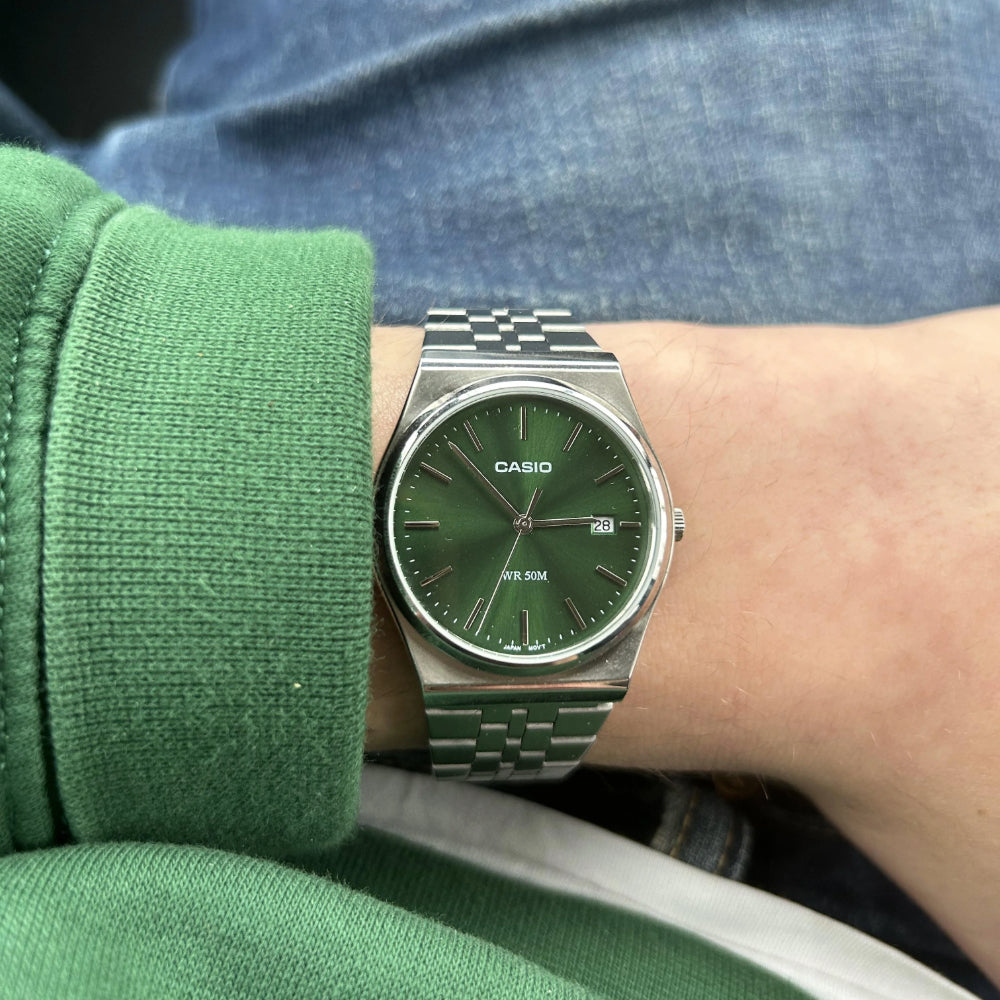 RELOJ PARA HOMBRE CASIO MTP-B145D-3AVDF -VERDE