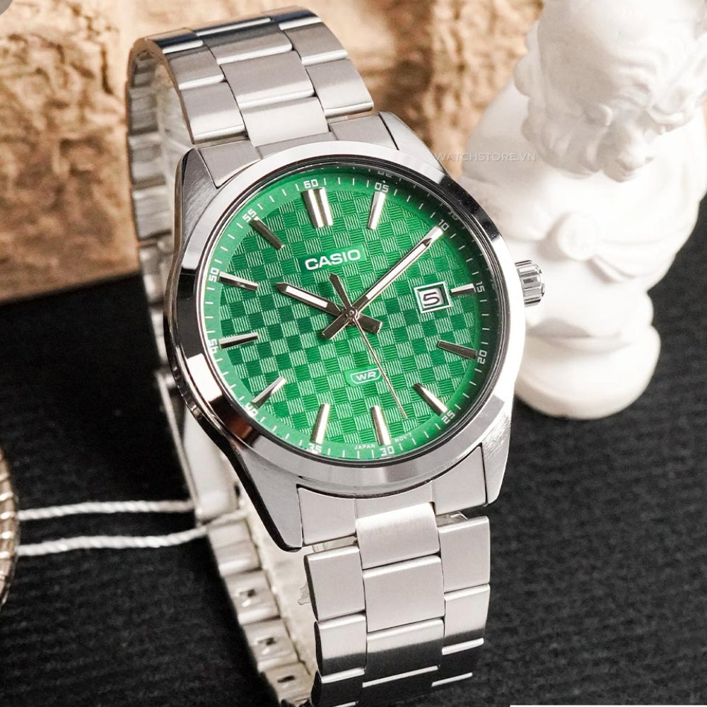 RELOJ PARA HOMBRE CASIO MTP-VD03D-3A1UDF -VERDE