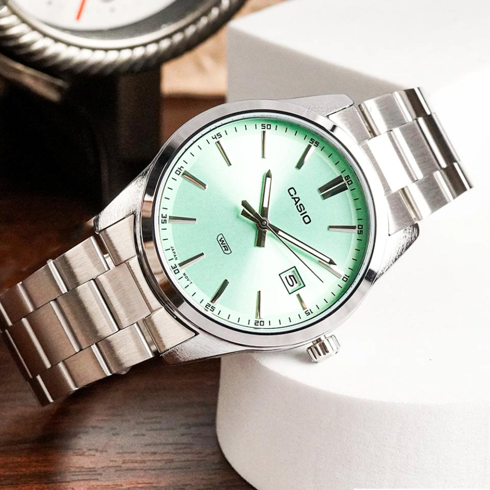 RELOJ PARA HOMBRE CASIO MTP-VD03D-3A2UDF -VERDE