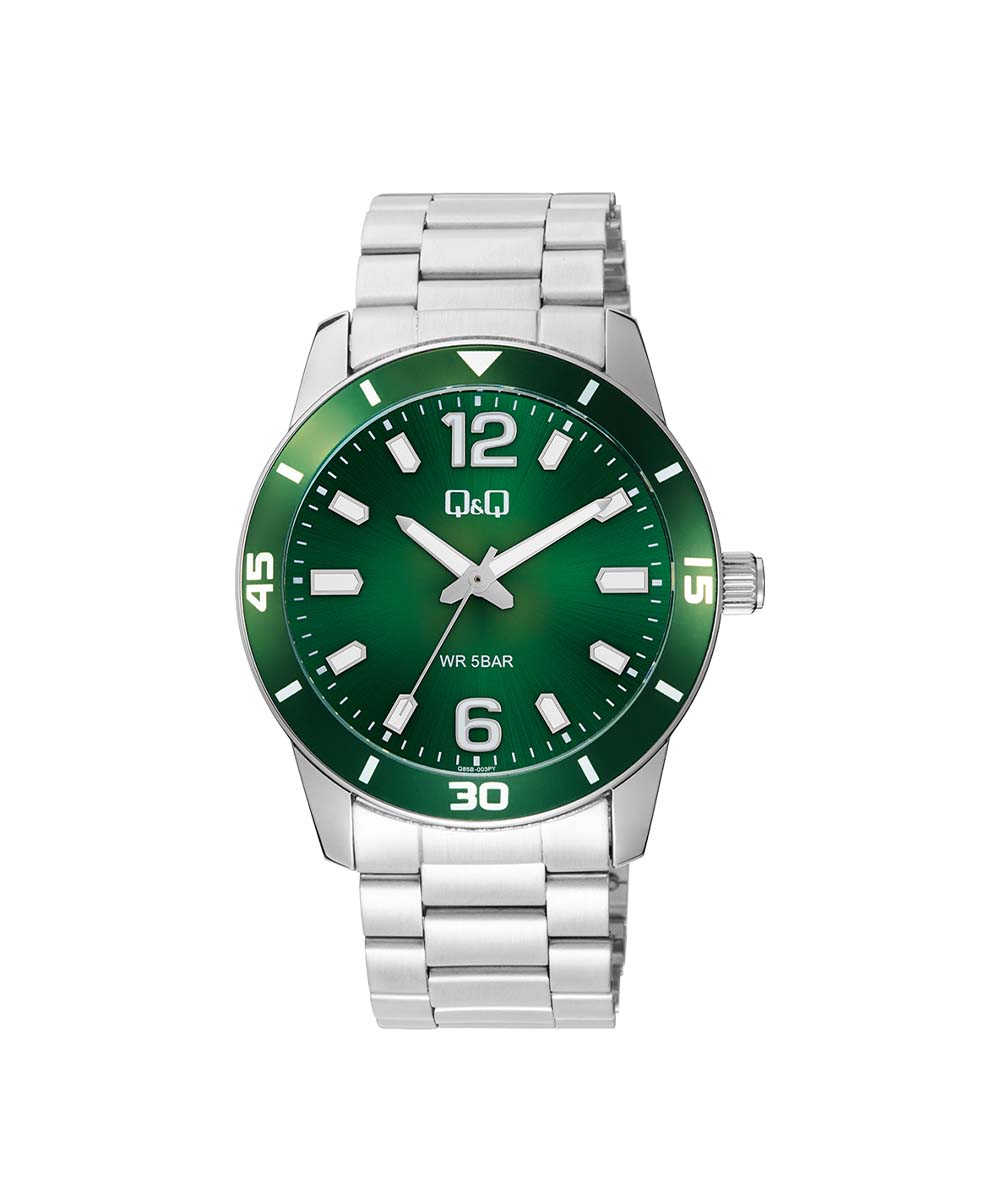 Q85B-003PY RELOJ PARA HOMBRE Q&Q - VERDE