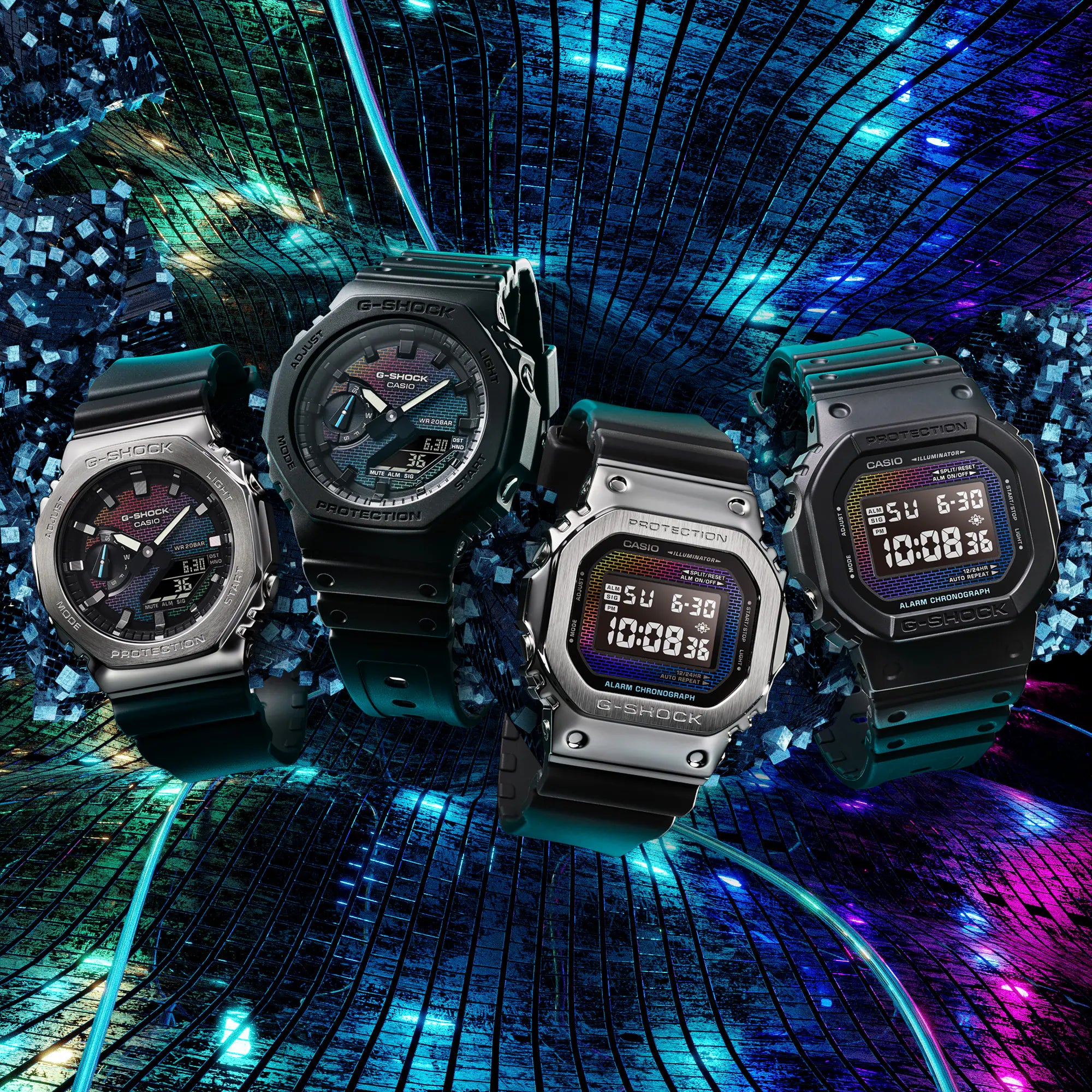 RELOJ DIGITAL PARA HOMBRE CASIO G-SHOCK DW-5600RW-1DR - NEGRO