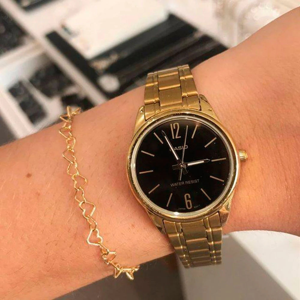 RELOJ PARA MUJER CASIO LTP-V005G-1BUDF -NEGRO