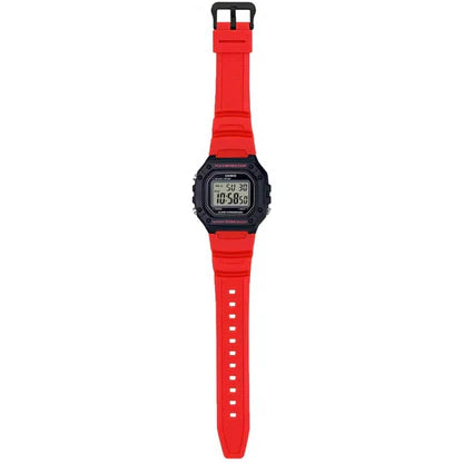 RELOJ PARA HOMBRE CASIO W-218H-4BVDF - ROJO