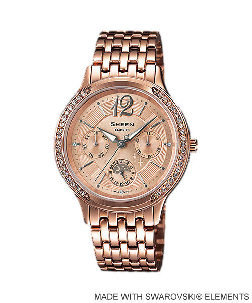SHE-3030PG-9AUDR RELOJ PARA MUJER CASIO SHEEN - ROSA