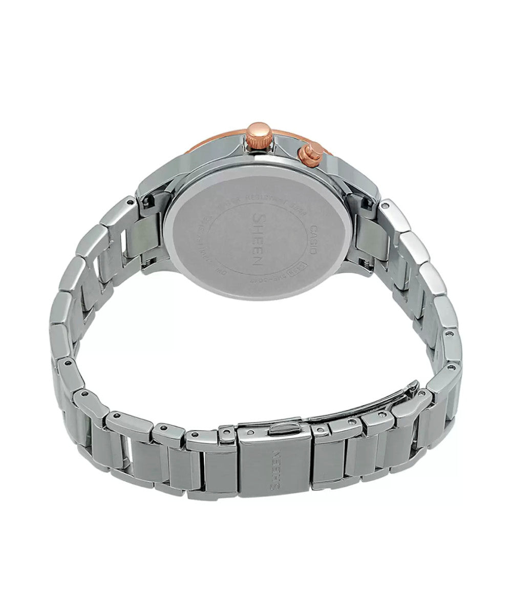 RELOJ PARA MUJER CASIO SHEEN SHE-3047SG-7AUDR -BLANCO