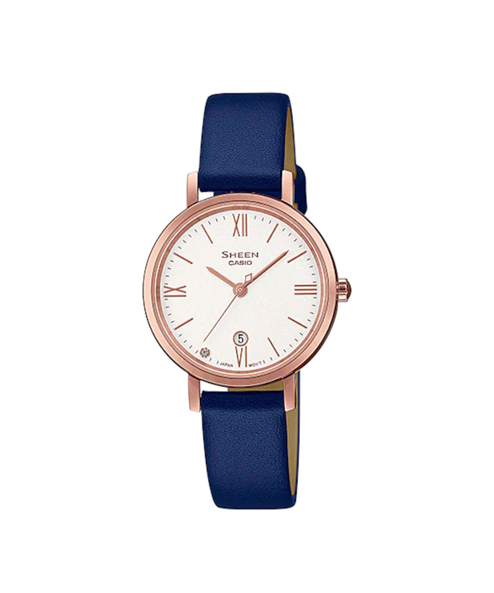 RELOJ PARA MUJER CASIO SHEEN SHE-4540CGL-7AUDF -BLANCO