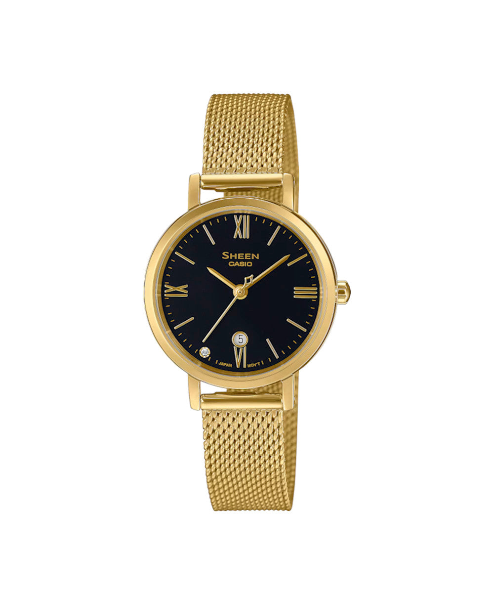 RELOJ PARA MUJER CASIO SHEEN SHE-4540GM-1AUDF -NEGRO
