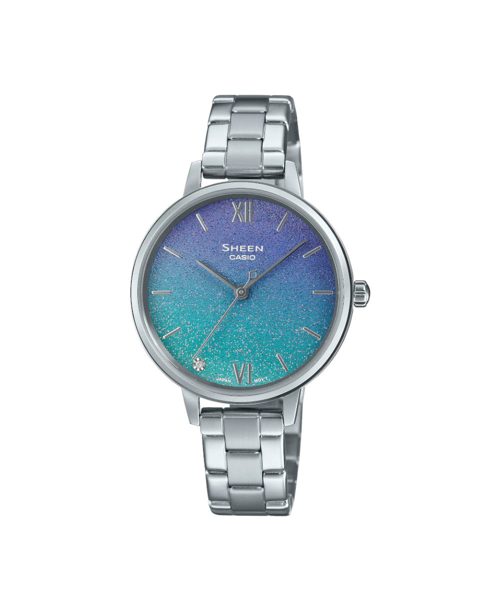 RELOJ PARA MUJER CASIO SHEEN SHE-4548D-2AUDF -AZUL