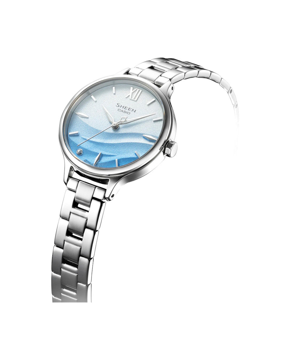 RELOJ PARA MUJER CASIO SHEEN SHE-4550D-2AUDF -AZUL