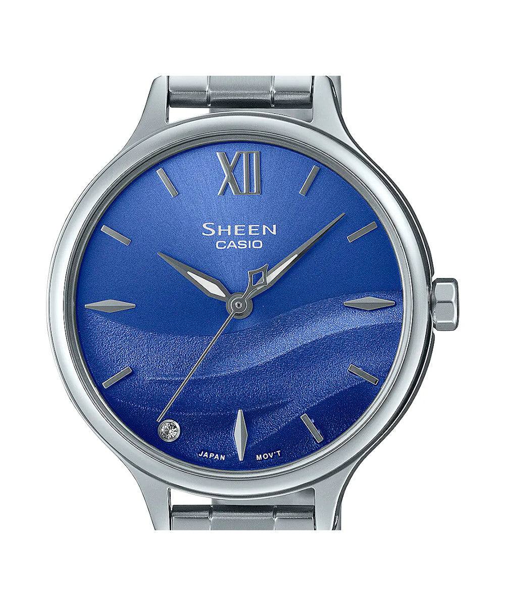 RELOJ PARA MUJER CASIO SHEEN SHE-4550D-2BUDF -AZUL