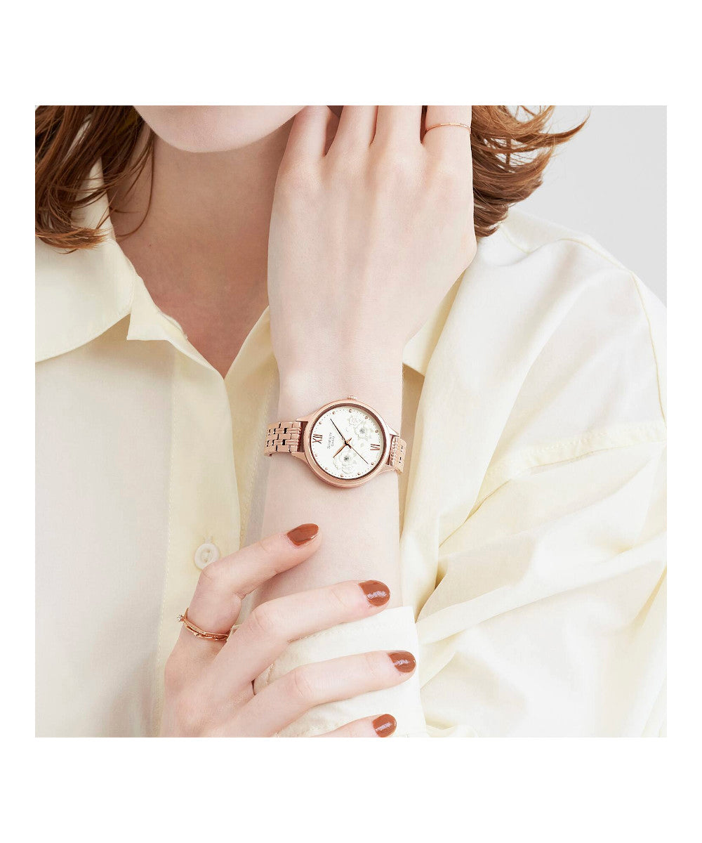 RELOJ PARA MUJER CASIO SHEEN SHE-4551PG-7AUDF -BLANCO