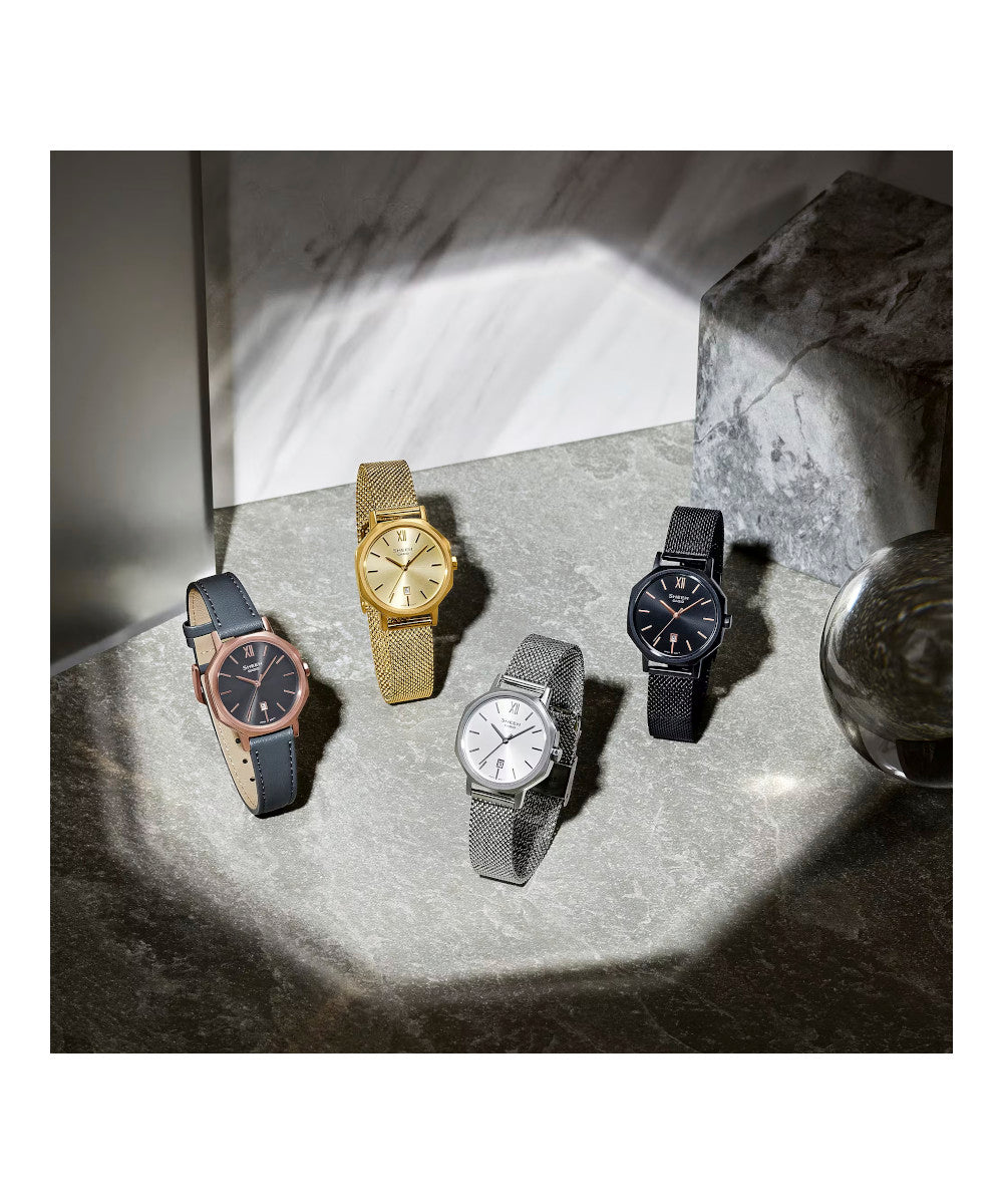 RELOJ PARA MUJER CASIO SHEEN SHE-4554GM-9AUDF -AMARILLO