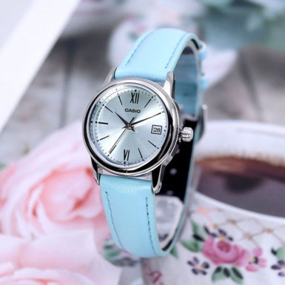 RELOJ PARA MUJER CASIO LTP-V002L-2B3UDF -AZUL