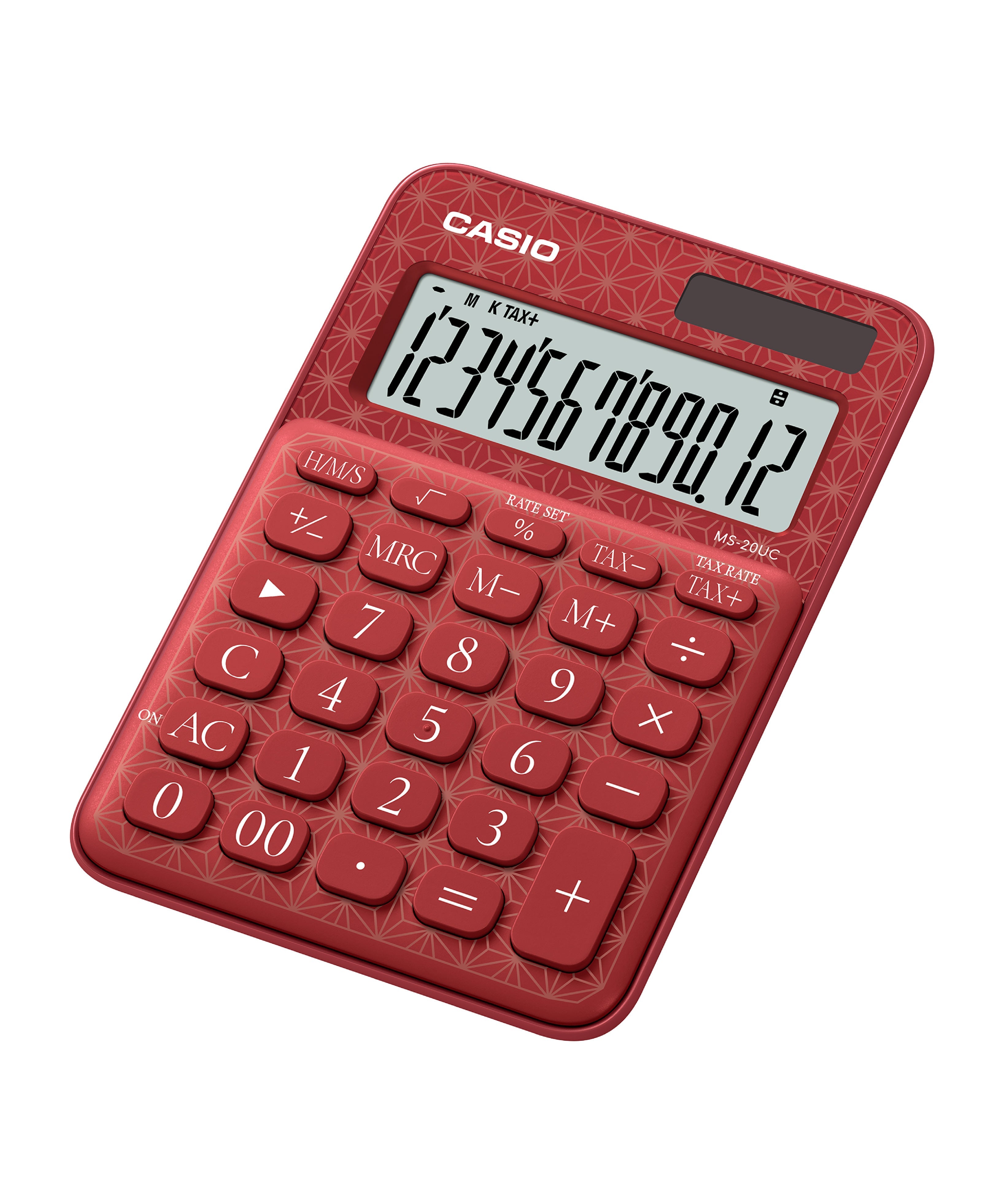 CALCULADORA CASIO MS-20UC-JRD-W-DC