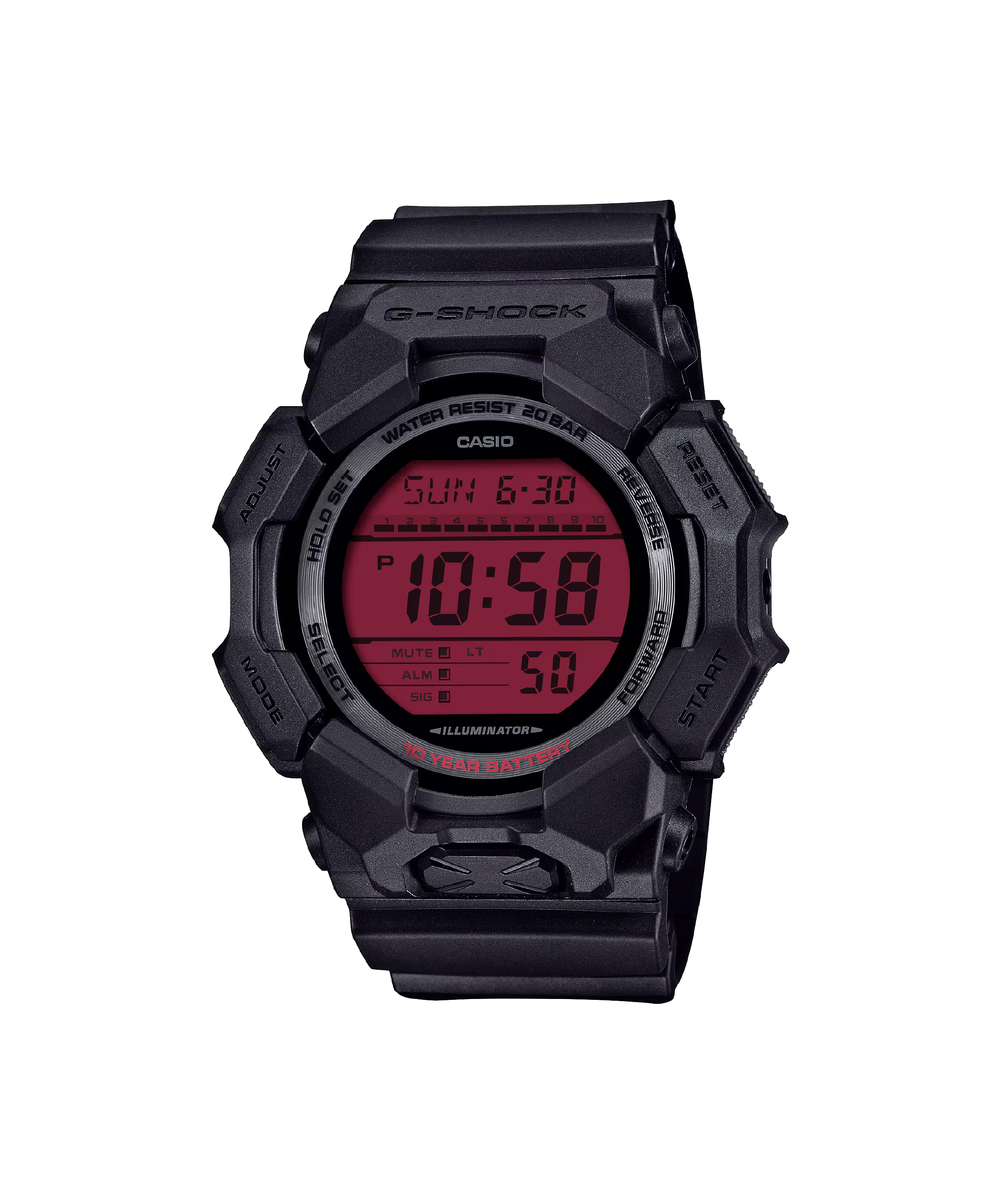RELOJ CASIO G-SHOCK GD-010BBR-1DR - NEGRO