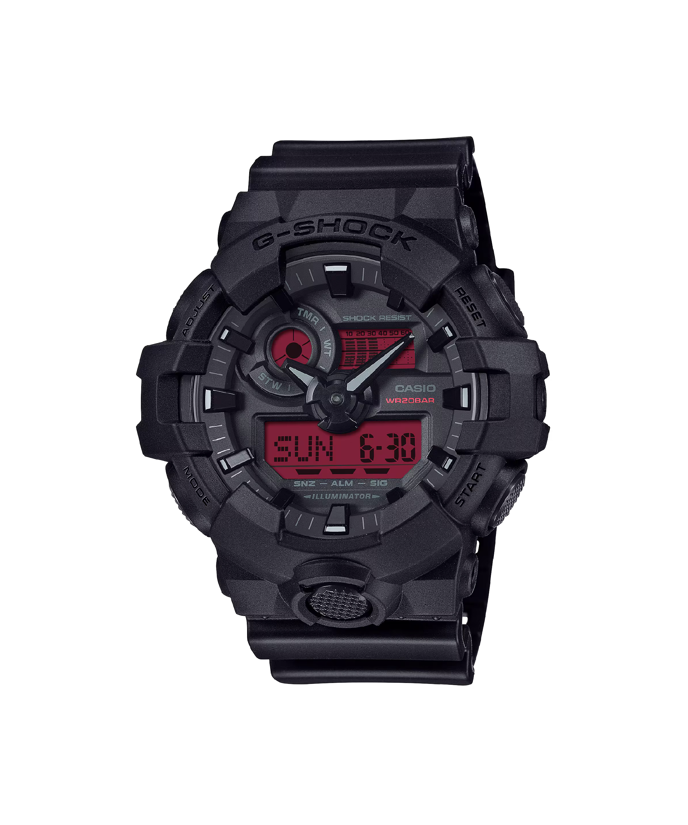 RELOJ CASIO G-SHOCK GA-700BBR-1ADR - NEGRO