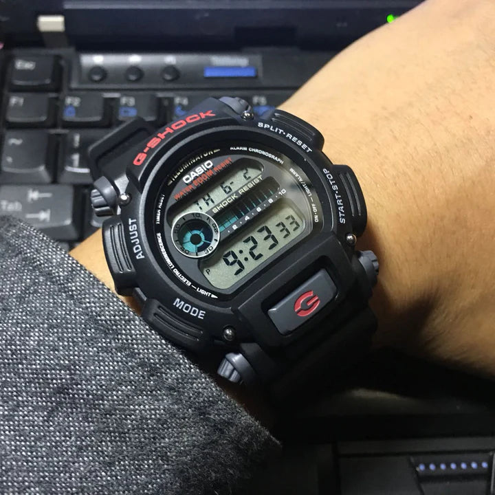 RELOJ DIGITAL PARA HOMBRE CASIO G-SHOCK DW-9052-1VDR - NEGRO