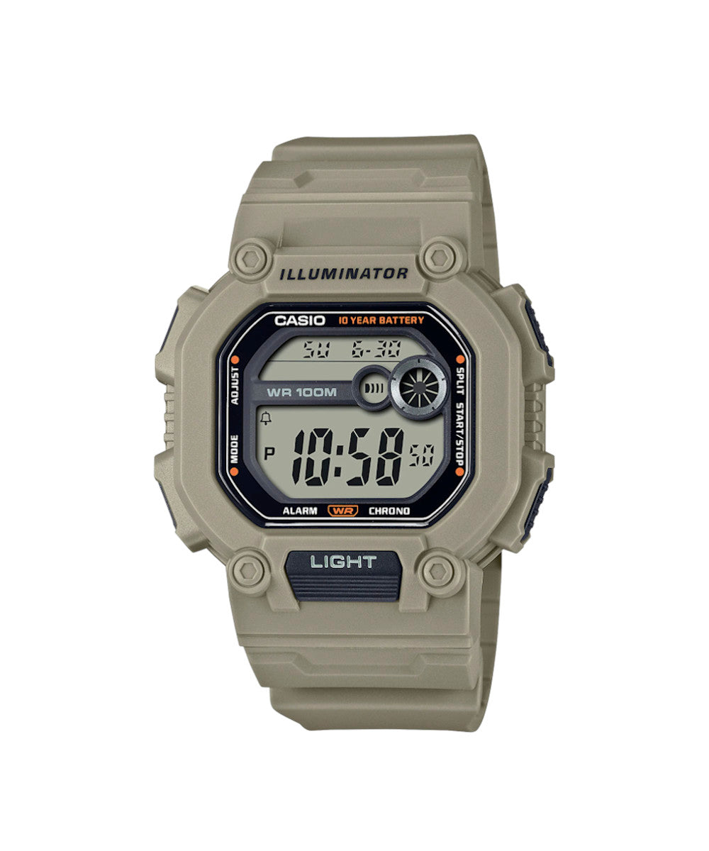 RELOJ CASIO W-737HX-5AVDF -CAFÉ