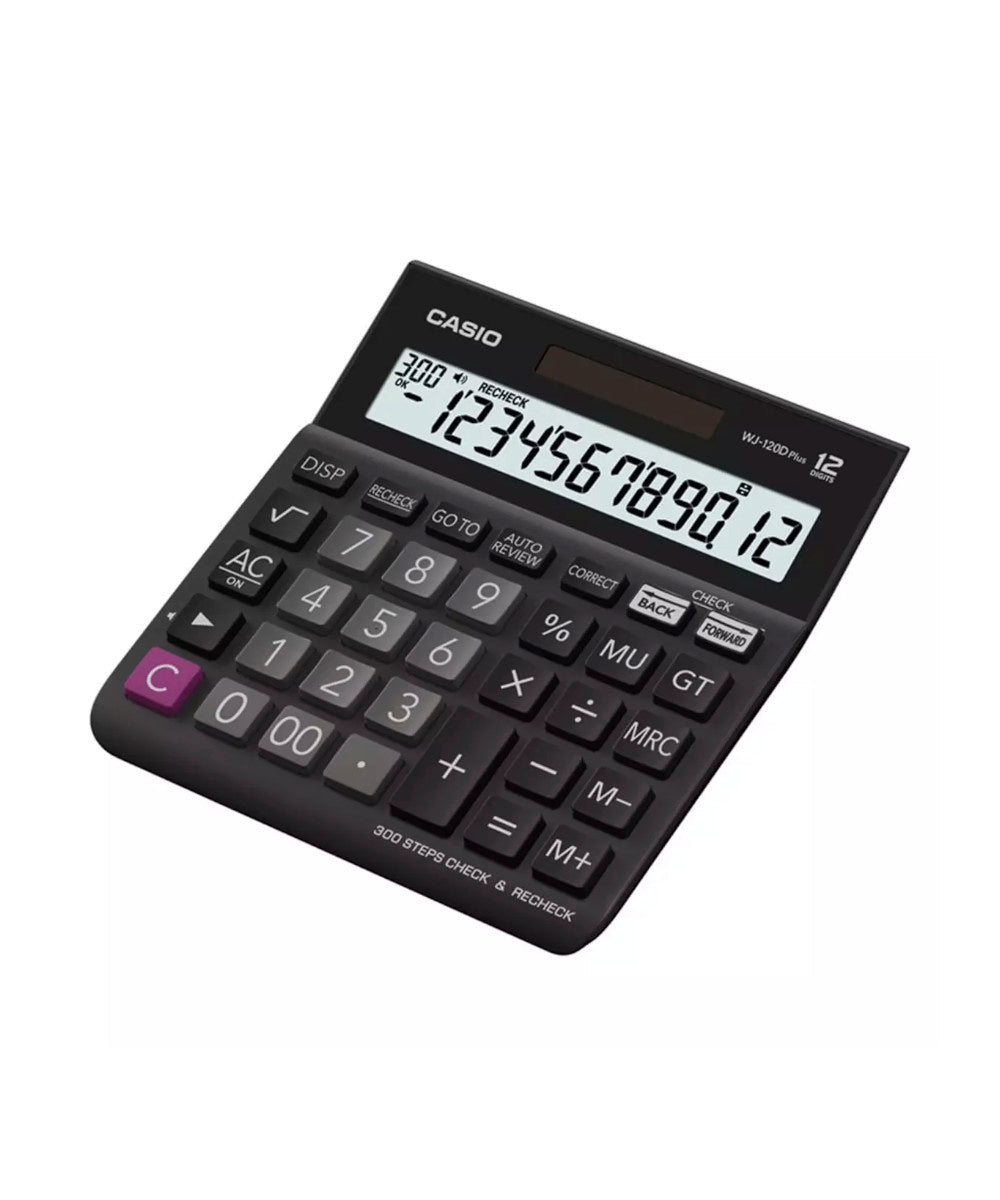 CALCULADORA CASIO WJ-120DPLUS-W-DP-W