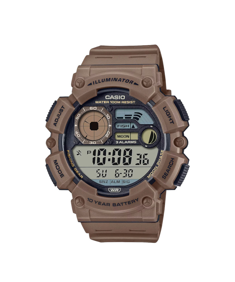 RELOJ PARA HOMBRE CASIO WS-1500H-5AVDF -CAFÉ