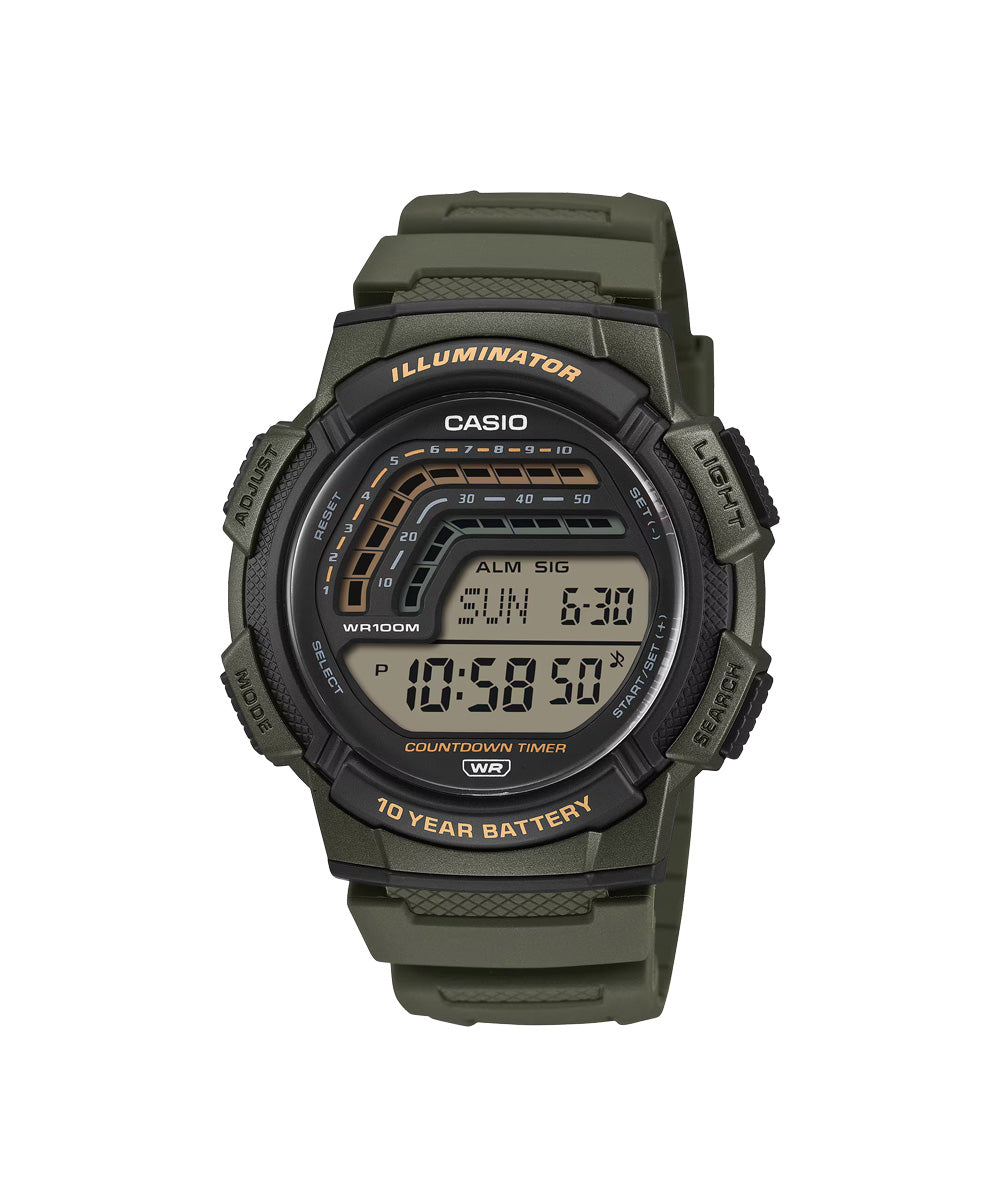 RELOJ CASIO WS-1800-3AVDF - VERDE
