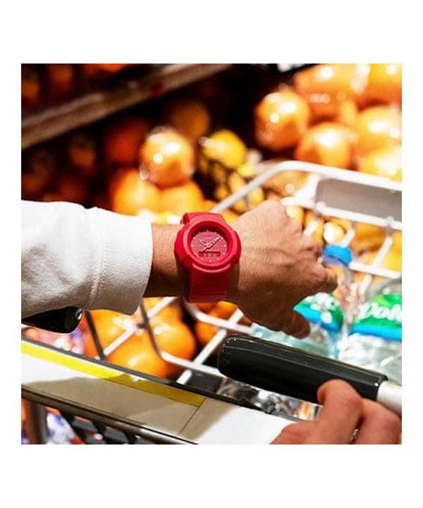 RELOJ ANÁLOGO DIGITAL PARA HOMBRE CASIO G-SHOCK AW-500BB-4EDR - ROJO