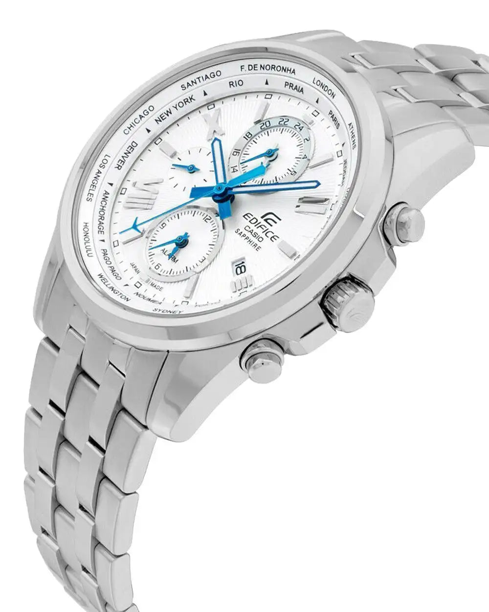 RELOJ ANALÓGICO PARA HOMBRE CASIO EDIFICE EFB-301JD-7ADR - PLATEADO