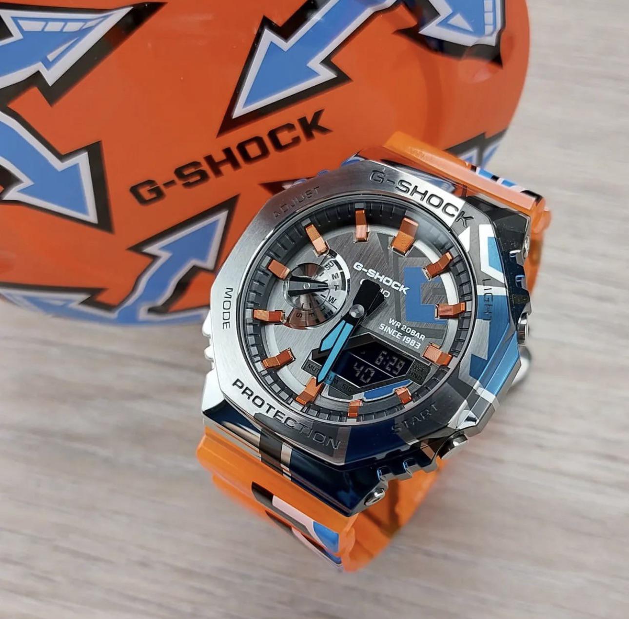 RELOJ ANÁLOGO DIGITAL PARA HOMBRE CASIO G-SHOCK GM-2100SS-1ADR - NEGRO