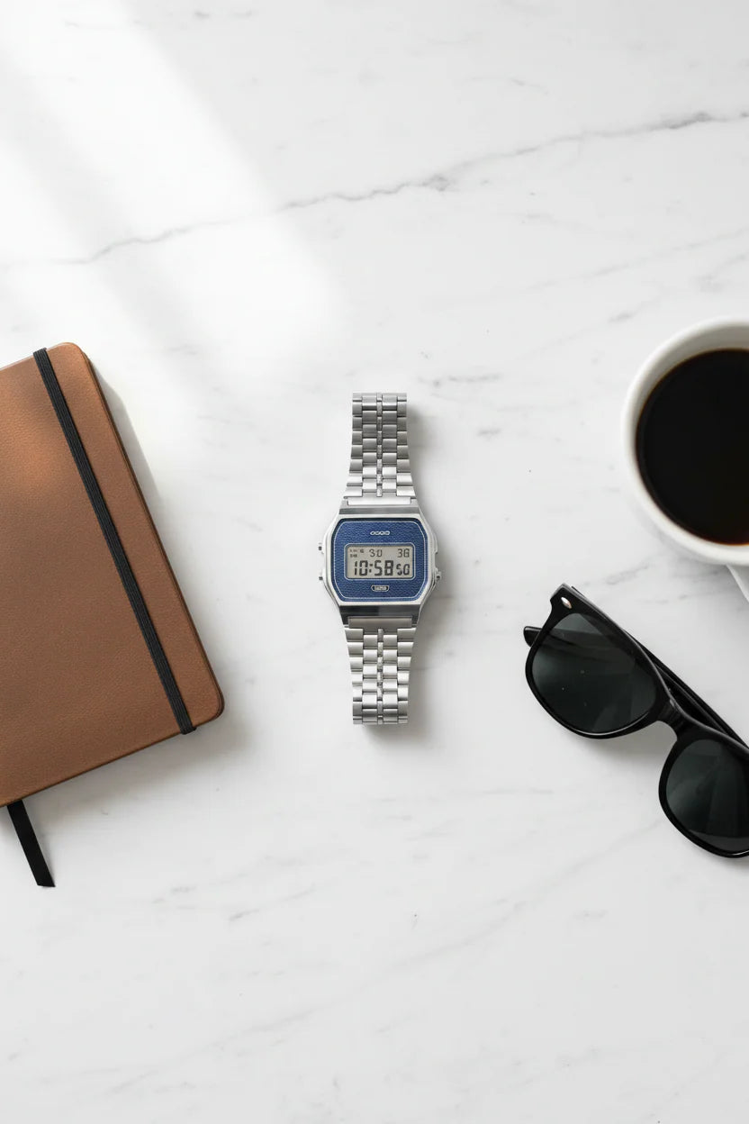 RELOJ CASIO VINTAGE A159WEVJ-2DR - AZUL
