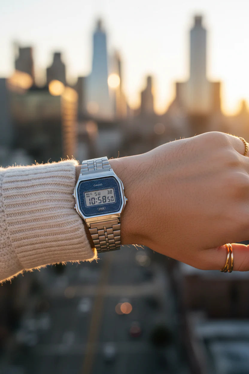 RELOJ CASIO VINTAGE A159WEVJ-2DR - AZUL