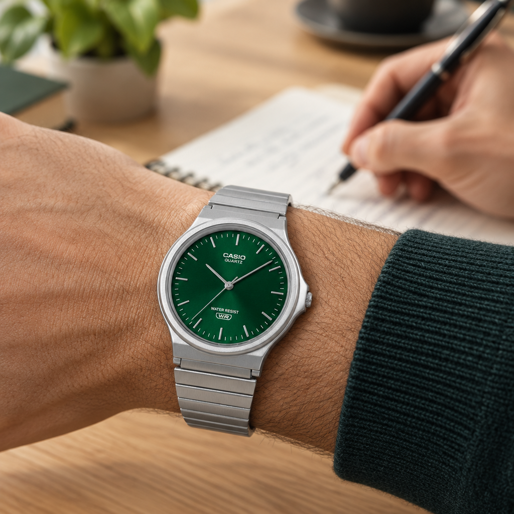 MQ-24DA-3ADF RELOJ CASIO - VERDE